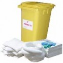 Conteneur mobile d'intervention pour hydrocarbures vol 240 l - Absorption 300 l