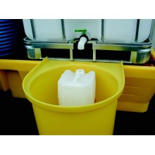 R&eacute;ceptacle pour bac pour 2 cubi de 1000 l