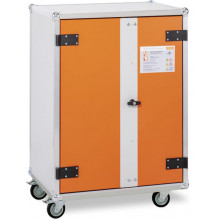 Armoire Anti feu (60mn) pour batteries Lithium modèle 8/10 roulettes