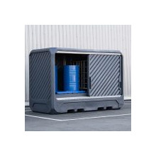 Cuve fermée 2 IBC 1000 L