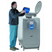 Cuve 1000 l pour le stockage d'huiles usag&eacute;es