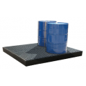 Plateforme en r&eacute;tention PE recycl&eacute; ht 150 mm - vol. 240 l
