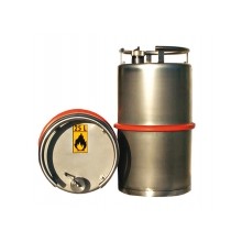 Fût de sécurité inox 25 litres Fût de sécurité inox 25 litres