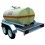 Cuve d'arrosage ovale en PFV &eacute;quip&eacute;e sur plateau volume de 600 l ou 1000 l
