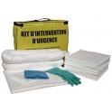 Kit absorbant pour hydrocarbures volume 45 l