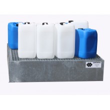 Cuvette de r&eacute;tention finition acier - 200 l