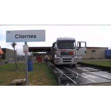 Bac souple pour le dépotage de camion