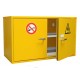 Armoire pour inflammable NF X 08-003 double paroi petit modèle 2 portes