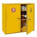 Armoire pour inflammable NF X 08-003 double paroi modèle bas 2 portes