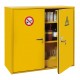 Armoire pour inflammable NF X 08-003 double paroi modèle bas 2 portes