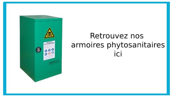 Armoire Phytosanitaire basse 1 porte